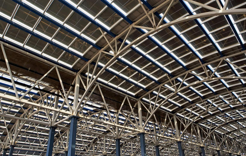 无人,竖图,室内,白天,仰视,度假,美景,城市风光,城市,车站,纽约,美国,纹路,纹理,支架,景观,站台,娱乐,月台,架子,脚手架,施工,享受,休闲,景色,放松,支撑,固定,北美,北美洲,美洲,纽约州,帝国之州,帝国州,肌理,北亚美利加洲,亚美利加洲,彩图,低角度拍摄,稳固