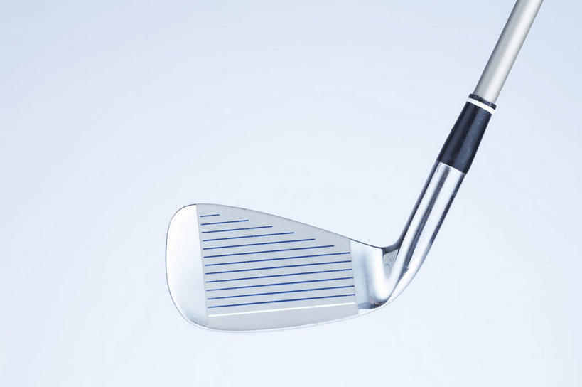 无人,横图,俯视,室内,特写,白天,白色背景,静物,金属制品,金属,高尔夫,高尔夫球,银色,一个,摄影,影棚,单个,高尔夫球杆,摄影棚,高尔夫运动,高尔夫球具,高尔夫球运动,彩图,高角度拍摄,影棚拍摄,拍摄