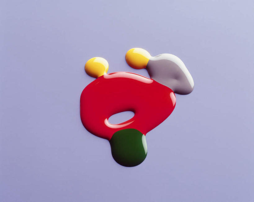 无人,横图,俯视,室内,特写,白天,连接,阴影,花纹,条纹,紫色背景,艺术,光线,空间,纹路,液体,影子,斑点,画,黄色,红色,绿色,灰色,阳光,摄影,影棚,颜料,涂料,水彩,创作,融合,想象,彩图,高角度拍摄,影棚拍摄,拍摄