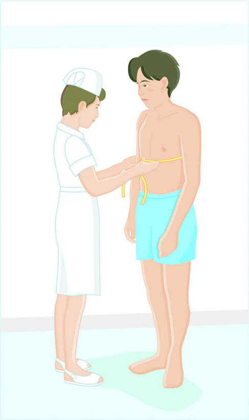 东方人,无人,两个人,病人,护士,站,举,竖图,插画,室内,白天,侧面,工作服,制服,数码,科技,亚洲,握,阴影,网络,测量,墙,高光,几何,计算机图形,拿,合成,图画,拿着,注视,黄种人,墙壁,墙面,画,卷尺,观察,看,托,站着,赤脚,握着,观看,电脑合成图,数码合成图,体检,察看,白衣天使,关注,漫画,写实,具体,具象,工作制服,男人,男性,年轻男性,年轻女性,女人,女性,亚洲人,腰围,患者,就医者,举起,举手,举着,向上举,向上伸,向上托,站立,彩图,全身,工作套服