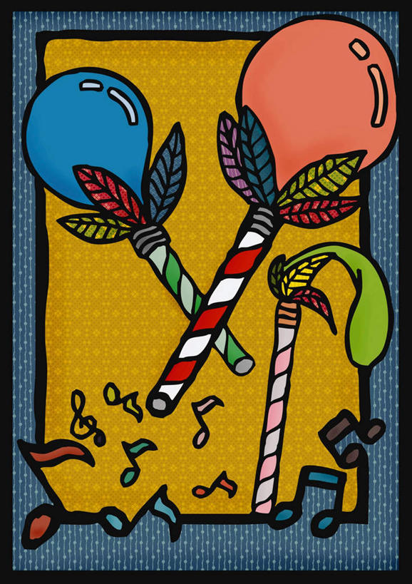 无人,竖图,插画,室内,白天,正面,游戏,数码,科技,玩具,许多,阴影,网络,塑料,食品,糖,糖果,甜点,甜品,高光,几何,计算机图形,音乐,玩,合成,图画,娱乐,画,食物,气球,塑料制品,甜食,休闲,充气玩具,橡胶,益智,活动,电脑合成图,数码合成图,节拍,发泄,消遣,智力,乐符,音符,漫画,橡胶制品,硬糖,符头,符干,符尾,乐章,写实,具体,具象,宣泄,玩耍,嬉戏,彩图