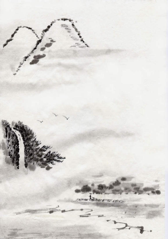 无人,竖图,黑白,室内,白天,正面,绘画,河流,美景,瀑布,山,树林,水,植物,许多,飞翔,飞溅,艺术,溅,大雁,液体,河水,景观,山峰,水滴,水流,山峦,古典,文化,水珠,树,树木,绿色,自然,工艺品,品味,景色,生长,成长,美术,高雅,喷洒,自然风光,国画,水墨画,美学,水墨,跌水