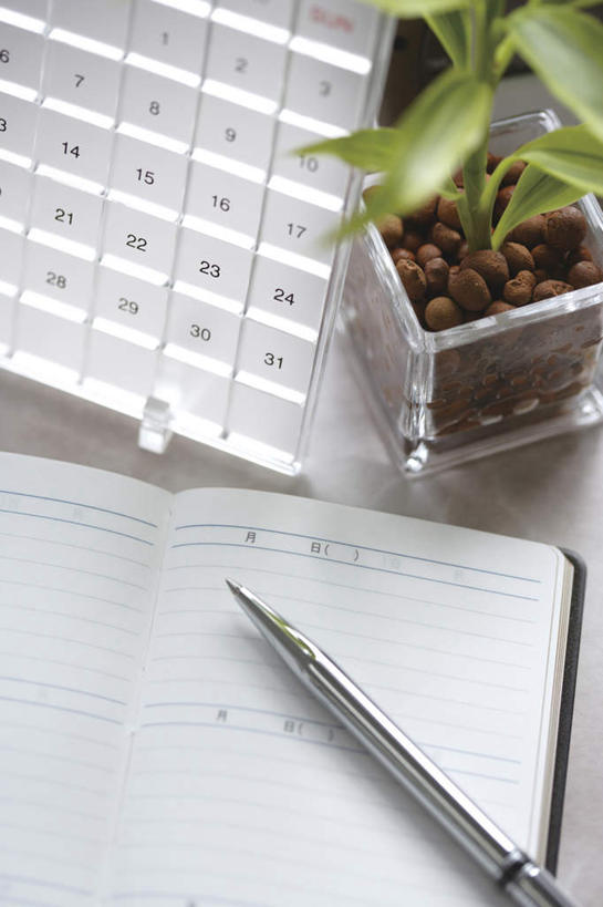 无人,竖图,俯视,室内,特写,白天,植物,静物,台历,玻璃,时间,笔,盆栽,办公用品,记事本,盆景,圆珠笔,计时,玻璃制品,文具,绿色,自然,本子,笔记本,学习用品,生长,成长,文具用品,日期,一支,一盆,日历,彩图,高角度拍摄