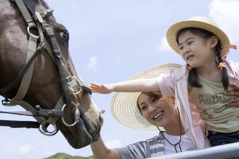 东方人,儿童,两个人,家庭,母亲,女儿,站,笑,摸,微笑,露齿笑,横图,室外,白天,仰视,纯洁,马,野生动物,帽子,亚洲,两顶,抚摸,服装,云,云朵,云彩,注视,休闲装,黄种人,小孩,衣服,蓝色,白云,蓝天,天空,动物,遮阳帽,天,观察,看,站着,休闲,温暖,温馨,母女,一家人,休闲服,可爱,母爱,童年,童趣,运输,服饰,牲畜,晴朗,观看,和睦,察看,关注,童真,烂漫,无邪,天真,年轻女性,女孩,女人,女性,亚洲人,孩子,年轻人,晴空,触摸,接触,站立,半身,彩图,低角度拍摄,融洽,女生