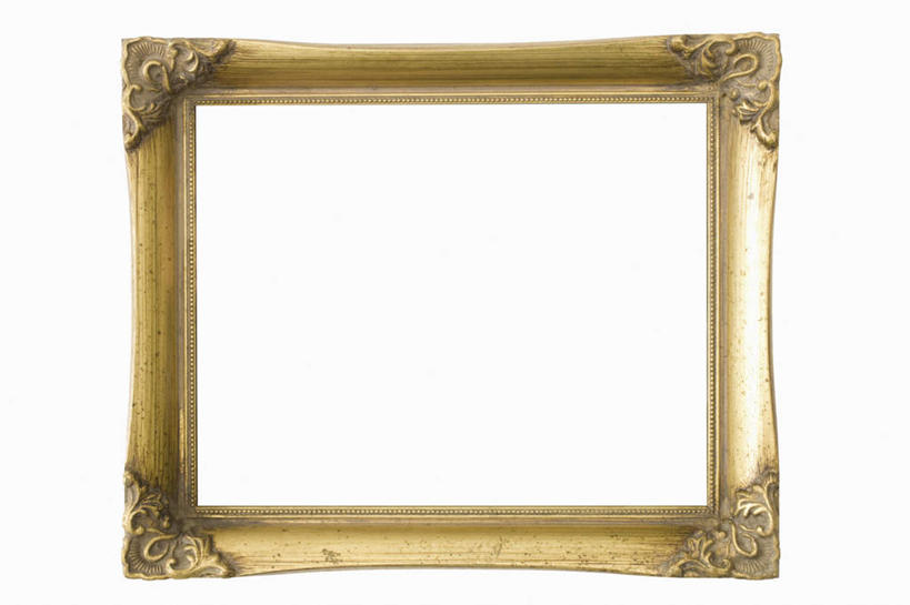 无人,横图,俯视,室内,特写,白天,白色背景,静物,相框,朦胧,模糊,一个,框架,金色,摄影,影棚,单个,彩图,高角度拍摄,影棚拍摄,拍摄