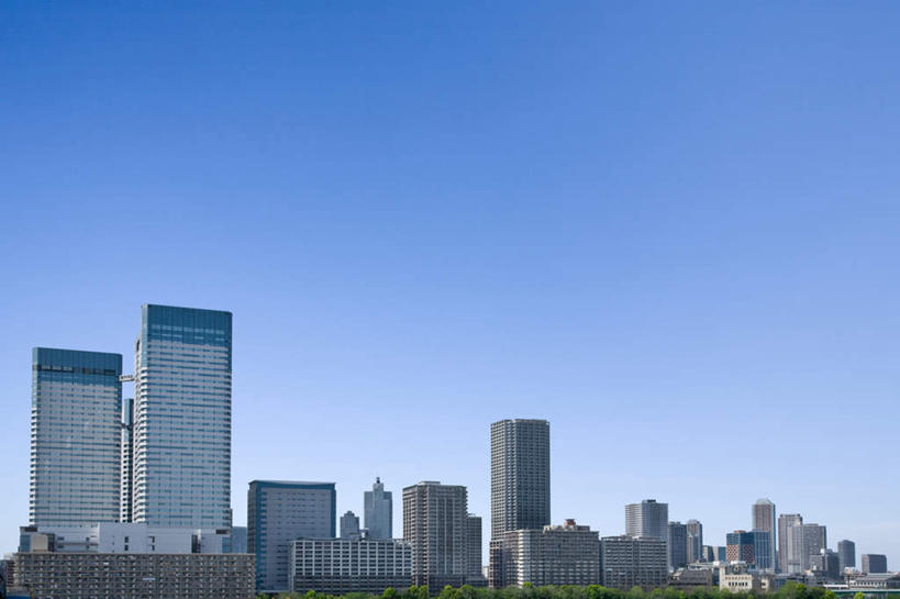 无人,高楼大厦,横图,全景,室外,白天,仰视,度假,美景,天际线,城市风光,城市,大厦,建筑,摩天大楼,东京,日本,亚洲,阴影,光线,影子,景观,云,云朵,建筑群,云彩,娱乐,建设,蓝色,白云,蓝天,天空,阳光,天,享受,休闲,景色,放松,东亚,本州,关东地方,本州岛,日本国,东京都,彩图,低角度拍摄,大楼,高层建筑,高楼,摩天楼