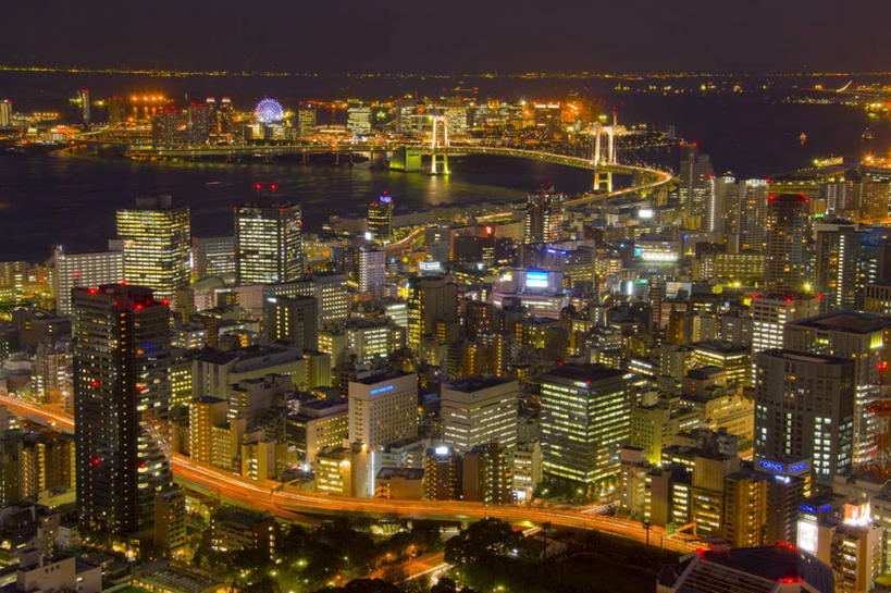 无人,高楼大厦,横图,俯视,航拍,室外,夜晚,度假,河流,美景,水,台灯,城市风光,城市,大桥,大厦,道路,建筑,立交桥,路,摩天大楼,桥梁,公路,照明,东京,日本,亚洲,河水,景观,水流,高架,斜拉桥,桥,灯光,交通,娱乐,建设,灯,灯具,享受,休闲,景色,放松,照亮,照明设备,鸟瞰,东亚,本州,关东地方,本州岛,日本国,东京都,马路,彩图,高角度拍摄,大楼,高层建筑,高楼,摩天楼