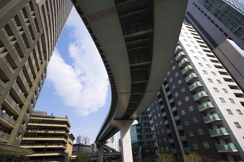 无人,高楼大厦,横图,室外,白天,仰视,度假,美景,城市风光,城市,大厦,道路,建筑,路,摩天大楼,公路,东京,日本,亚洲,阴影,朦胧,模糊,光线,影子,景观,云,云朵,高架,轨道,交通,铁轨,云彩,娱乐,建设,蓝色,白云,蓝天,天空,阳光,天,享受,休闲,景色,放松,晴朗,高架桥,东亚,高架道路,跨线桥,本州,关东地方,本州岛,日本国,东京都,晴空,彩图,低角度拍摄,大楼,高层建筑,高楼,摩天楼