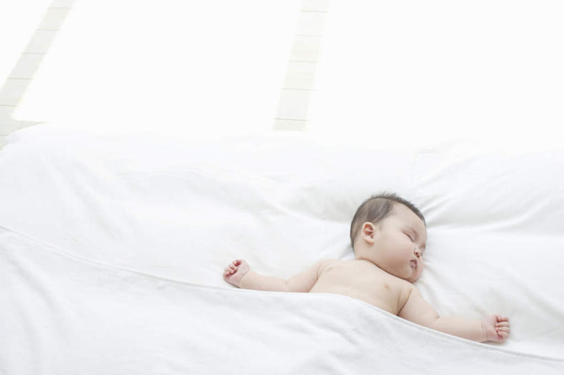 东方人,婴儿,儿童,一个人,躺,闭眼,睡,横图,俯视,室内,白天,纯洁,床,亚洲,仅一个人,服装,朦胧,模糊,床单,休闲装,黄种人,被子,裸露,小孩,衣服,休闲,休闲服,可爱,服饰,单人床,活泼,被单,宝宝,裸,纯真,烂漫,无邪,卧着,伶俐,天真,亚洲人,孩子,闭眼睛,闭着眼,闭着眼睛,困,困觉,寝息,睡觉,躺着,卧,半身,彩图,高角度拍摄