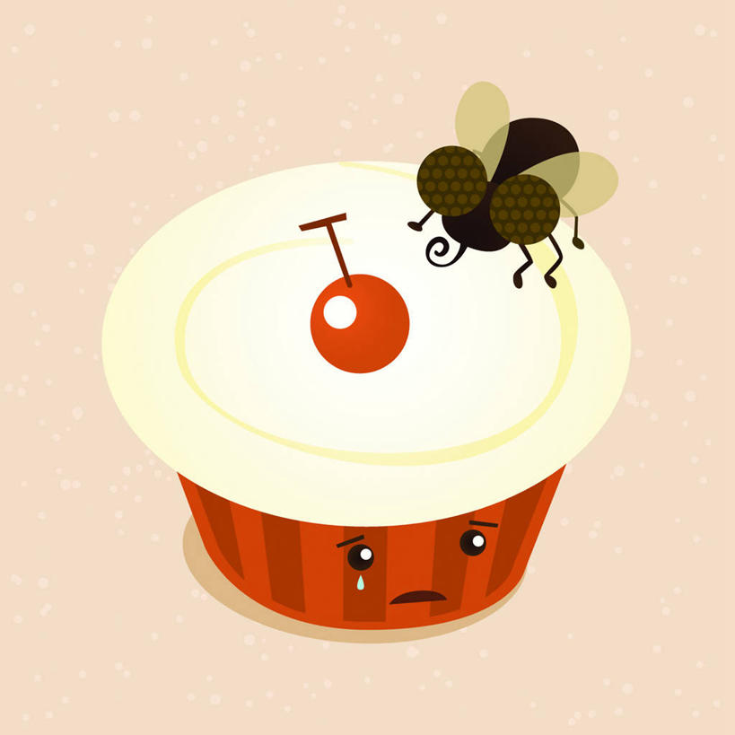 点心,无人,方图,俯视,插画,室内,白天,下午茶,数码,科技,苍蝇,樱桃,水果,阴影,新鲜,网络,细菌,昆虫,生食,食品,果实,高光,几何,计算机图形,合成,图画,注视,停留,画,食物,糕点,一个,一只,动物,观察,看,有机食品,绿色食品,单个,观看,纸托,停止,电脑合成图,数码合成图,察看,合成图,关注,漫画,病菌,写实,具体,具象,害虫,传染,四害,逗留,停顿,纸杯蛋糕,纸托蛋糕,蛋糕托,蛋糕托纸,蛋糕纸托,樱珠,莺桃,英桃,楔桃,牛桃,荆桃,彩图,高角度拍摄,全身,蛋糕