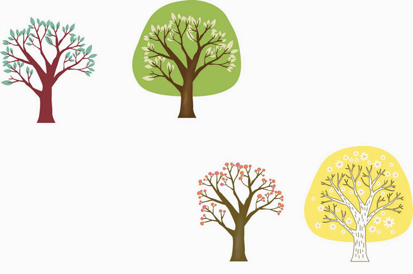 无人,横图,插画,室内,白天,白色背景,正面,数码,科技,秋季,植物,阴影,网络,冬季,冬天,枝条,夏季,高光,几何,计算机图形,合成,图画,画,树,树木,树枝,绿色,自然,春季,春天,夏日,夏天,生长,成长,生机,电脑合成图,数码合成图,生命,合成图,漫画,写实,具体,具象,春日,冬日,虬枝,枝杈,秋,秋天,彩图