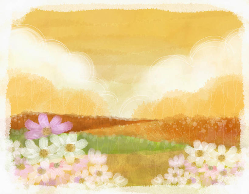 无人,农田,横图,插画,室内,白天,白色背景,正面,庄稼,农作物,数码,科技,花海,花圃,日落,植物,叶子,阴影,盛开,网络,晚霞,霞光,云,云朵,落日,高光,几何,计算机图形,合成,花蕾,云彩,图画,画,花,花瓣,花朵,花卉,鲜花,绿色,白云,黄昏,花丛,花束,花田,花苞,花蕊,彩霞,电脑合成图,数码合成图,合成图,漫画,写实,具体,具象,夕照,薄暮,夕阳,彩图,耕地,庄稼田,傍晚,斜阳