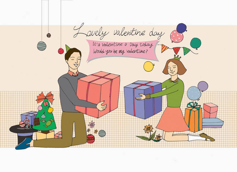 东方人,无人,两个人,跪,捧,笑,微笑,露齿笑,横图,插画,室内,白天,侧面,裙子,爱情,幸福,数码,科技,太阳,植物,向日葵,旗帜,礼盒,礼物,帽子,圣诞节,亚洲,阴影,纸质,服装,裤子,节日,庆祝,装饰,盛开,网络,英文,标志,挂饰,文字,纸盒,字符,字母,食品,糖,糖果,甜点,甜品,圣诞树,圣诞球,高光,几何,计算机图形,浪漫,合成,花蕾,图画,注视,休闲裤,休闲装,黄种人,文化,标识,旗子,生日帽,相视,盒子,画,球,花,花瓣,花朵,鲜花,树,树木,食物,衣服,绿色,自然,包装盒,礼品盒,甜食,花苞,花蕊,观察,看,庆典,休闲,球体,温暖,温馨,面对面,休闲服,恩爱,短裙,恋人,服饰,礼品,生长,成长,观看,纪念,半身裙,对视,英文字母,华丽,修饰,点缀,电脑合成图,数码合成图,和睦,察看,小丑帽,互视,合成图,关注,相对,漫画,光辉,硬糖,拐杖糖,沉默,忠诚,三角帽,狂欢帽,派对帽,聚会帽,纸帽,相看,写实,具体,具象,衬托,美观,雅致,雅观,勇敢,旌旗,旗号,投缘,爱慕,高傲,朝阳花,葵花,望日莲,向阳花,转日莲,男人,男性,年轻男性,年轻女性,女人,女性,亚洲人,情侣,端,端着,跪着,捧着,手捧,彩图,全身,伴侣,融洽