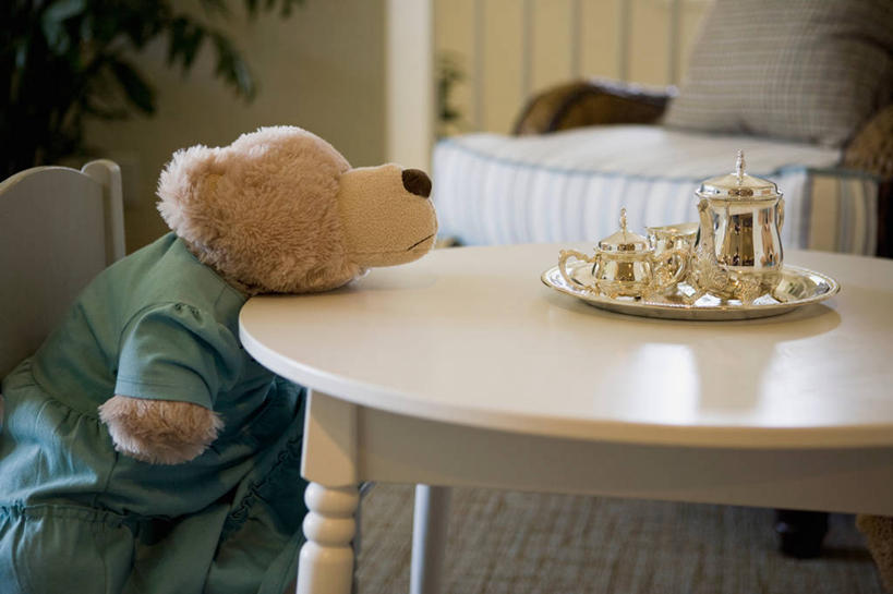 无人,横图,室内,白天,正面,游戏,植物,餐桌,靠垫,桌子,熊,杯子,餐具,玩具,椅子,阴影,反射,碟子,壶,盘,盆栽,玩偶,影子,陶瓷,靠枕,盆景,泰迪熊,陶瓷制品,玩,娱乐,水壶,一只,绿色,自然,盘子,茶壶,容器,水杯,玩具熊,垫子,碟,枕头,休闲,益智,毛绒玩具,生长,成长,餐台,安慰,发泄,消遣,宣泄,罗斯福熊,茶杯,玩耍,嬉戏,彩图