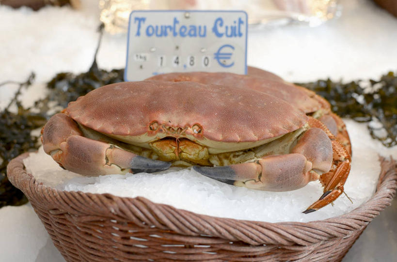 海鲜,无人,交叉,横图,俯视,室内,特写,白天,购物,消费,桌面,桌子,指示牌,竹子,阴影,竹制,编织,反射,木制,英文,标志,篮子,文字,影子,字符,字母,帝王蟹,集市,市场,标识,水产,海洋生物,一个,一只,木制品,竹篮,金融,单个,竹条,英文字母,交织,竹制品,水生动物,海产品,水生物,选购,贸易,海底动物,皇帝蟹,穿插,彩图,高角度拍摄,鱼市