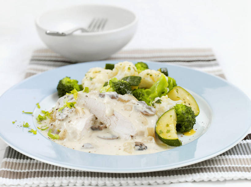 无人,横图,俯视,室内,特写,白天,白色背景,桌面,桌子,蔬菜,餐具,金属制品,阴影,花纹,新鲜,反射,金属,木制,布,叉子,碟子,盘,图案,影子,陶瓷,花菜,花椰菜,菌菇,蘑菇,西兰花,鸡肉,肉,食品,陶瓷制品,菌类,布纹,肉类,食物,一个,盘子,木制品,容器,碟,碗,食用菌,摄影,有机食品,绿色食品,影棚,单个,储藏,椰菜花,布匹,储存,肉食,鸡胸肉,餐叉,甘蓝花,进餐用具,彩图,高角度拍摄,影棚拍摄,拍摄,贮存