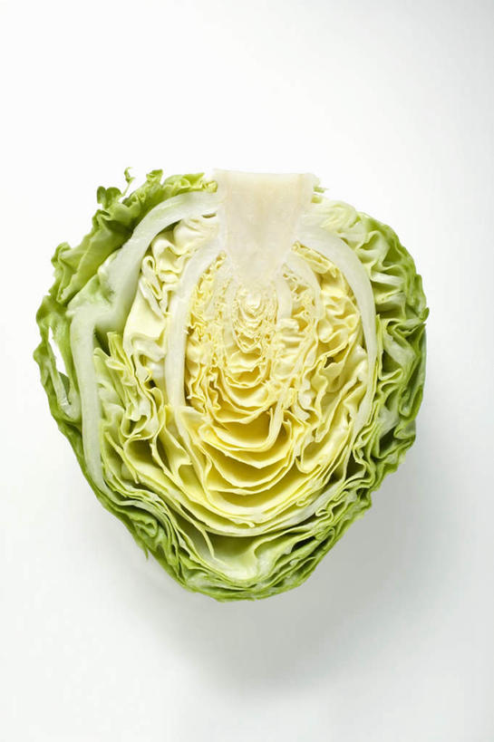 无人,竖图,俯视,室内,特写,白天,白色背景,餐桌,桌子,蔬菜,椰菜,卷心菜,切开,阴影,新鲜,反射,影子,食品,半个,食物,切,一半,甘蓝,摄影,有机食品,绿色食品,抱子甘蓝,芽甘蓝,影棚,餐台,剖面,切面,球芽甘蓝,子持甘蓝,结球甘蓝,甘兰,包心菜,彩图,高角度拍摄,影棚拍摄,拍摄