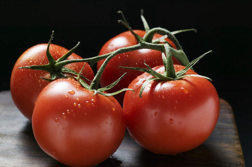 无人,横图,俯视,室内,特写,白天,水,桌面,桌子,蔬菜,西红柿,叶子,阴影,黑色背景,新鲜,反射,木制,液体,影子,水滴,食品,绿叶,食物,红色,木制品,四个,嫩叶,摄影,有机食品,绿色食品,影棚,叶,叶片,番茄,彩图,高角度拍摄,影棚拍摄,拍摄