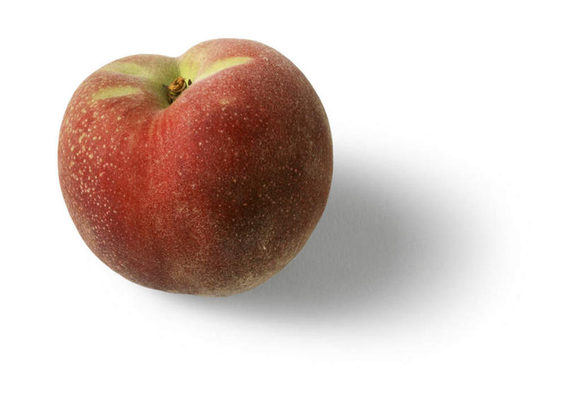 无人,横图,俯视,室内,特写,白天,白色背景,餐桌,桌子,桃子,静物,水果,新鲜,生食,食品,果实,食物,一个,红色,摄影,有机食品,绿色食品,影棚,单个,餐台,肺果,彩图,高角度拍摄,影棚拍摄,拍摄