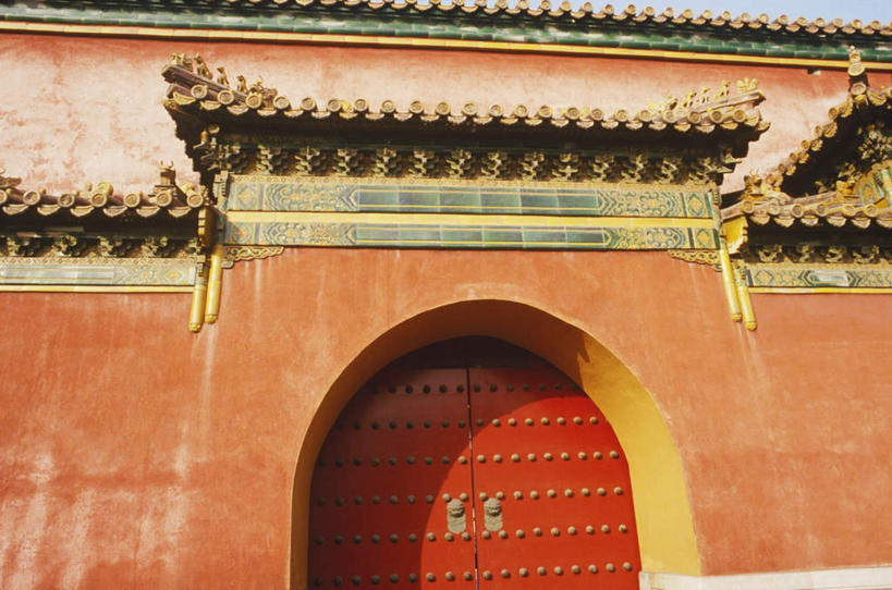 无人,宫殿,横图,室外,白天,仰视,旅游,度假,名胜古迹,门,标志建筑,地标,建筑,中国,亚洲,遗迹,古迹,文物,娱乐,建设,古建筑,门框,享受,休闲,旅游胜地,放松,古文明,东亚,中华人民共和国,彩图,低角度拍摄