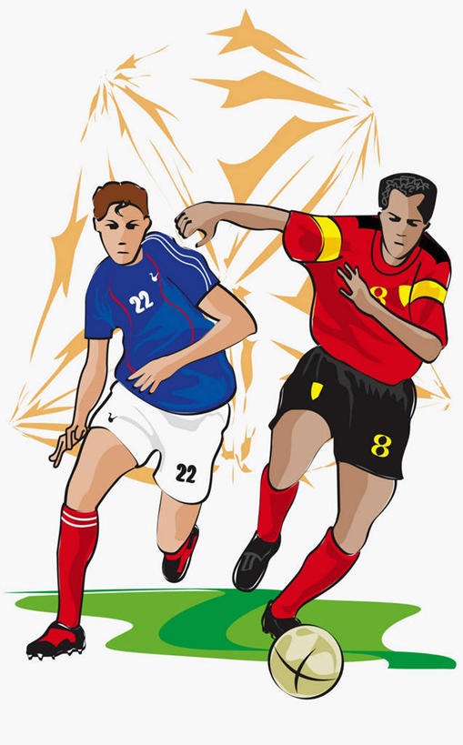 西方人,无人,两个人,伙伴,朋友,运动员,跑,竖图,插画,室内,白天,白色背景,正面,运动服,友谊,合作,团队,数码,科技,足球,草地,草坪,植物,欧洲,欧洲人,阴影,服装,曲折,弯曲,网络,线条,足球装备,高光,几何,计算机图形,足球运动员,合成,图画,注视,运动器械,画,草,衣服,绿色,观察,看,健身器械,战略,服饰,蜿蜒,观看,电脑合成图,数码合成图,察看,衣着,合成图,穿着,关注,健身器材,漫画,写实,具体,具象,联合,合谋,蹴鞠,衣饰,配合,协作,足球运动,男人,男性,年轻男性,白种人,体育运动员,运动选手,跑步,彩图,全身,运动器材,运动装