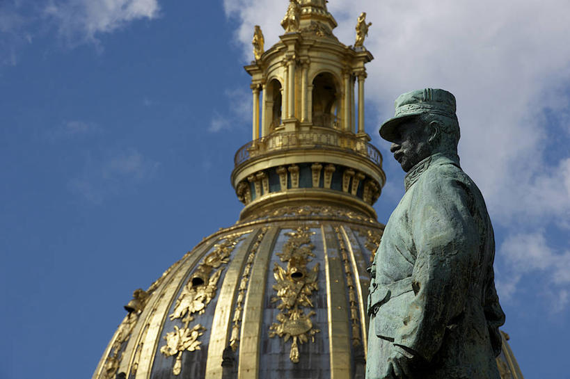 无人,横图,室外,白天,旅游,建筑,法国,巴黎,欧洲,雕像,屋顶,云,宏伟,蓝色,风景,天空,地标建筑,摄影,建造,圆顶建筑,荣民院,彩图,旅行