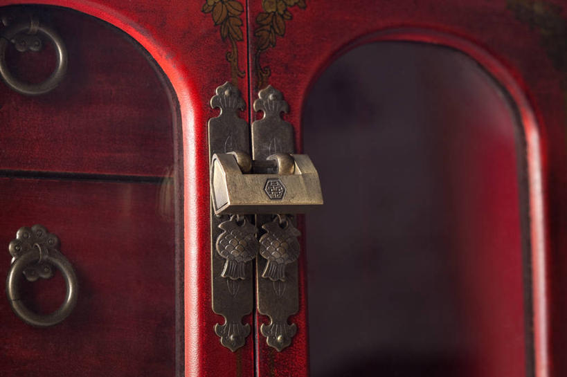 无人,横图,柜子,金属制品,北京,中国,亚洲,金属,锁,一个,摄影,单个,中国文化,东亚,古代文明,彩图,影棚拍摄,传统文化