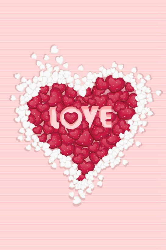 竖图,插画,数码,科技,情人节,阴影,节日,网络,糖果,高光,几何,计算机图形,浪漫,合成,图画,画,电脑合成图,数码合成图,合成图,漫画,写实,具体,具象,心型,彩图,爱