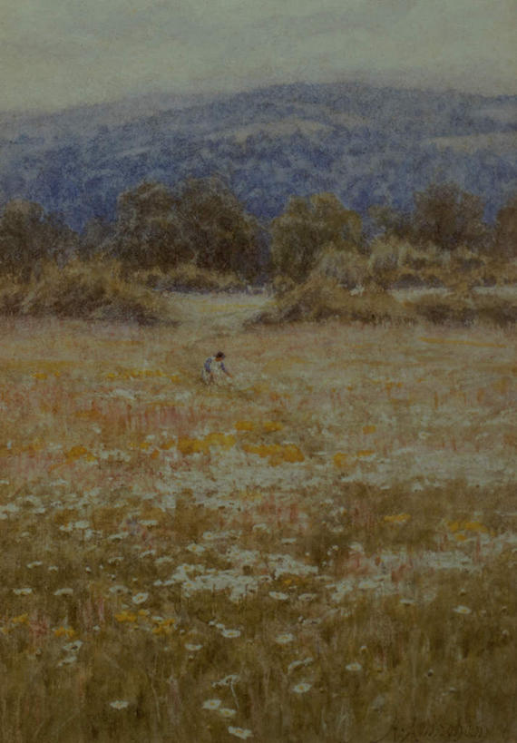 西方人,一个人,无人,站,横图,室内,白天,正面,绘画,快乐,幸福,草地,草坪,花海,花圃,山,山脉,植物,叶子,油画,欧洲,欧洲人,仅一个年轻女性,仅一个女性,仅一个人,弯腰,服装,艺术,盛开,山峰,乌云,云,阴天,云朵,玛格丽特,山峦,古典,花蕾,云彩,注视,休闲装,文化,草,雏菊,花,花瓣,花朵,花卉,鲜花,树,树木,衣服,绿色,天空,自然,工艺品,花丛,花束,花田,群山,天,花苞,花蕊,观察,看,品味,站着,休闲,休闲服,菊花,活力,服饰,生长,成长,观看,希望,美术,察看,高雅,昏暗,坚强,阴沉,关注,和平,离别,延命菊,幸福花,美学,春菊,马兰头花,弯身,暗恋,纯情,单恋,天真,年轻女性,女人,女性,白种人,站立,半身,彩图,愉快