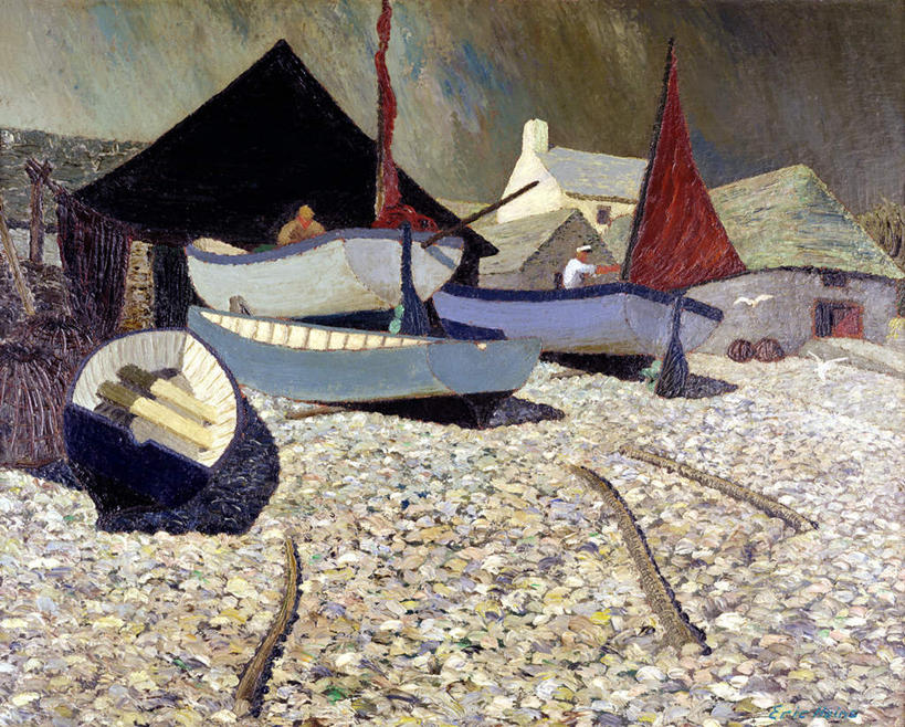 西方人,无人,两个人,伙伴,朋友,家,坐,横图,室内,白天,正面,度假,绘画,友谊,石头,美景,沙滩,山,山脉,城市风光,城市,船,旗帜,帽子,油画,英国,欧洲,欧洲人,两顶,许多,停靠,握,服装,艺术,沙子,石子,房屋,屋子,海岸,景观,山峰,木船,沙地,山峦,古典,注视,休闲装,文化,娱乐,旗子,运动帽,楼房,住宅,排列,衣服,工艺品,交通工具,群山,观察,看,品味,享受,休闲,休闲服,鹅卵石,鸭舌帽,景色,放松,握着,服饰,观看,美术,察看,高雅,舟,西欧,关注,停泊,载具,大不列颠,按摩石,大不列颠及北爱尔兰联合王国,美学,旌旗,旗号,大不列颠联合王国,日不落英帝国,摆列,康沃尔,康沃尔郡,友情,男人,男性,中年男性,白种人,海滩,石块,坐着,半身,彩图,房子,布列,分列