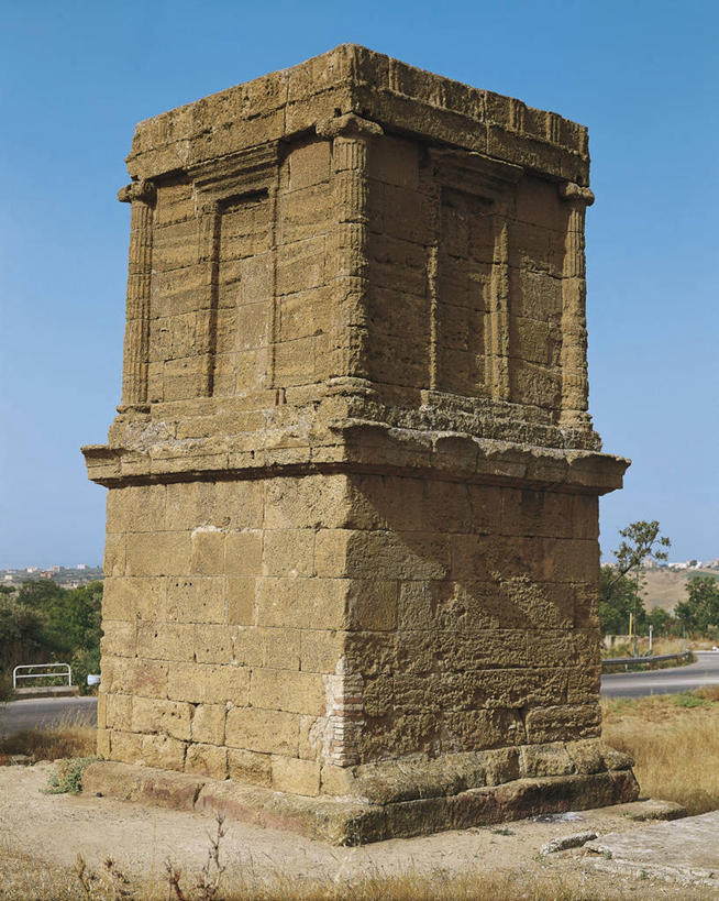 无人,竖图,室外,白天,植物,建筑,路,意大利,欧洲,图像,历史,废墟,树,天空,摄影,人造,坟墓,西西里,地中海文化,南欧,主题,万里无云,瓦胡岛,构图,古代文明,太平洋岛屿,阿格利真托,彩图,旅行,时空,传统文化