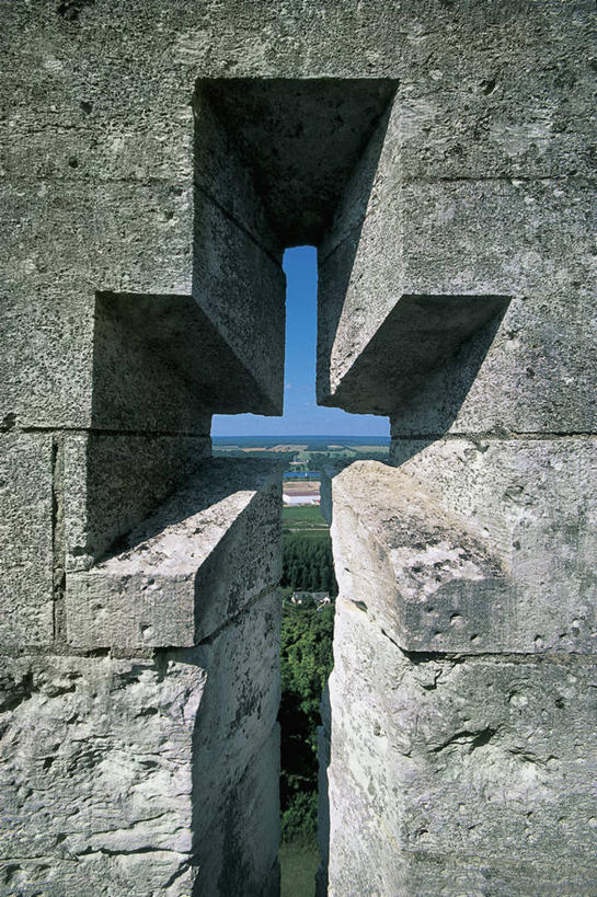 无人,竖图,室外,特写,白天,建筑,法国,欧洲,城堡,洞,围墙,历史,废墟,摄影,地中海文化,诺曼底,彩图,过去