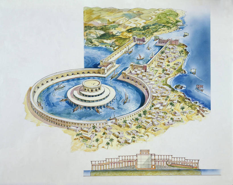 无人,横图,插画,数码,科技,建筑,非洲,突尼斯,阴影,网络,首都,高光,几何,计算机图形,合成,图画,画,电脑合成图,数码合成图,合成图,漫画,北非,写实,具体,具象,阿非利加洲,突尼斯共和国,迦太基,古代文明,重建,自然地理,彩图,联合国教科文组织