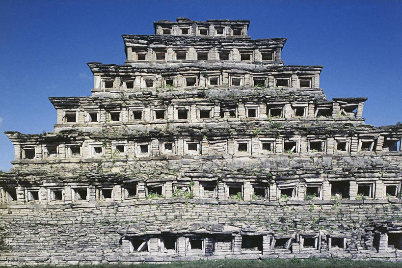 无人,横图,室外,白天,建筑,墨西哥,宏伟,废墟,地标建筑,金字塔,摄影,北美,北美洲,拉丁美洲,美洲,韦拉克鲁斯州,北亚美利加洲,亚美利加洲,墨西哥合众国,仙人掌王国,彩图,拉美文明,过去
