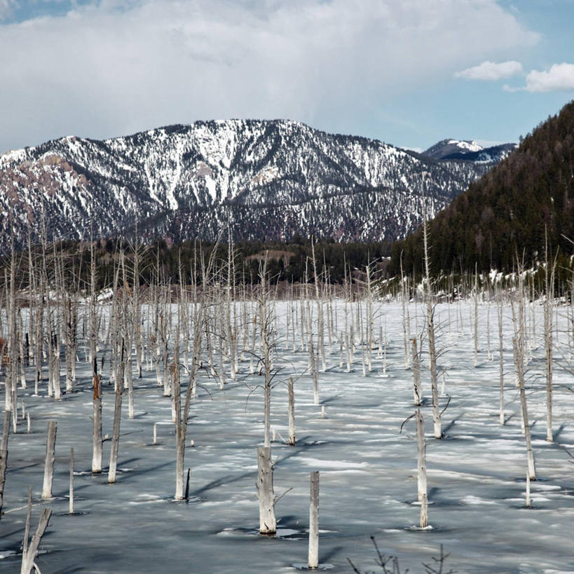 无人,方图,室外,白天,湖,山,雪,雪山,美国,云,冬天,风景,天空,自然,寒冷,摄影,宁静,北美,北美洲,美洲,怀俄明,黄石公园,北亚美利加洲,亚美利加洲,彩图,美利坚合众国