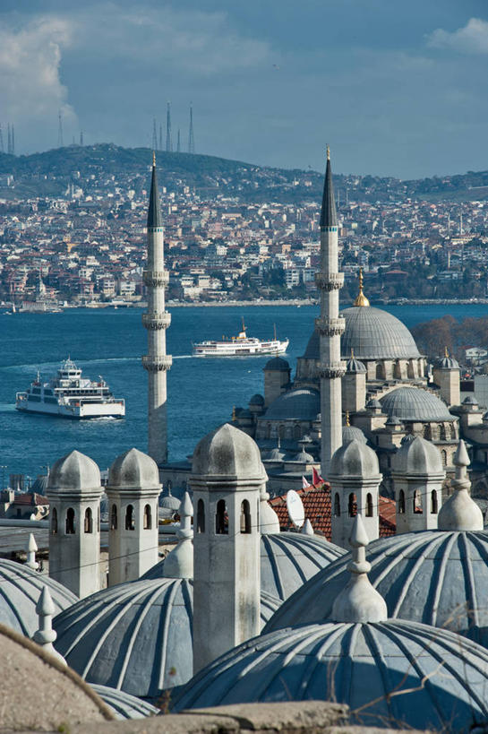 无人,竖图,俯视,室外,白天,度假,烟囱,美景,城市风光,城市,建筑,欧洲,景观,娱乐,享受,休闲,景色,放松,摄影,尖塔,伊斯兰教,圆顶建筑,宗教建筑,清真寺,伊斯坦布尔,苏莱曼尼耶清真寺,彩图,高角度拍摄