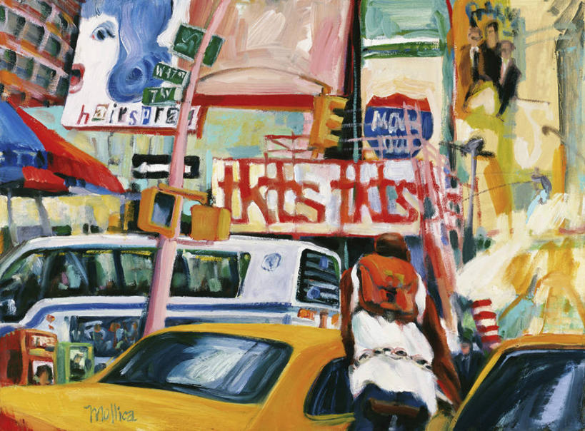 成年人,一个人,横图,插画,室外,白天,侧面,绘画,数码,科技,出租车,汽车,纽约,美国,仅一个男性,阴影,艺术,网络,标语,红绿灯,交通,高光,几何,计算机图形,古典,合成,图画,文化,广告,车,画,黄色,工艺品,交通工具,轿车,品味,运输,英文字母,美术,电脑合成图,数码合成图,高雅,合成图,载具,的士,忙碌,计程车,漫画,写实,具体,具象,美学,曼哈顿时代广场,彩图,旅行,混沌