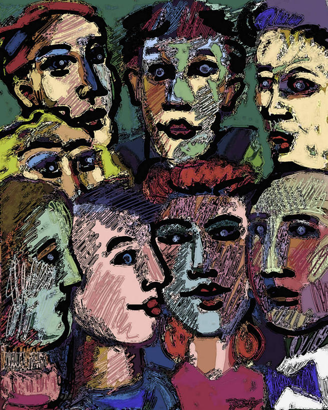 成年人,脸,头,脸颊,人群,竖图,插画,抽象,绘画,数码,科技,一排,阴影,丰富,艺术,整齐,并排,网络,高光,几何,计算机图形,古典,合成,图画,文化,肩膀,相视,画,排列,工艺品,品味,面对面,人体,多样,对视,美术,电脑合成图,数码合成图,高雅,互视,合成图,队列,相对,漫画,计算机制图,相看,写实,具体,具象,美学,美术工艺,团结,男人,女人,头部,脸部,脸蛋,面部,彩图,全画面,全框架,全帧,全画幅