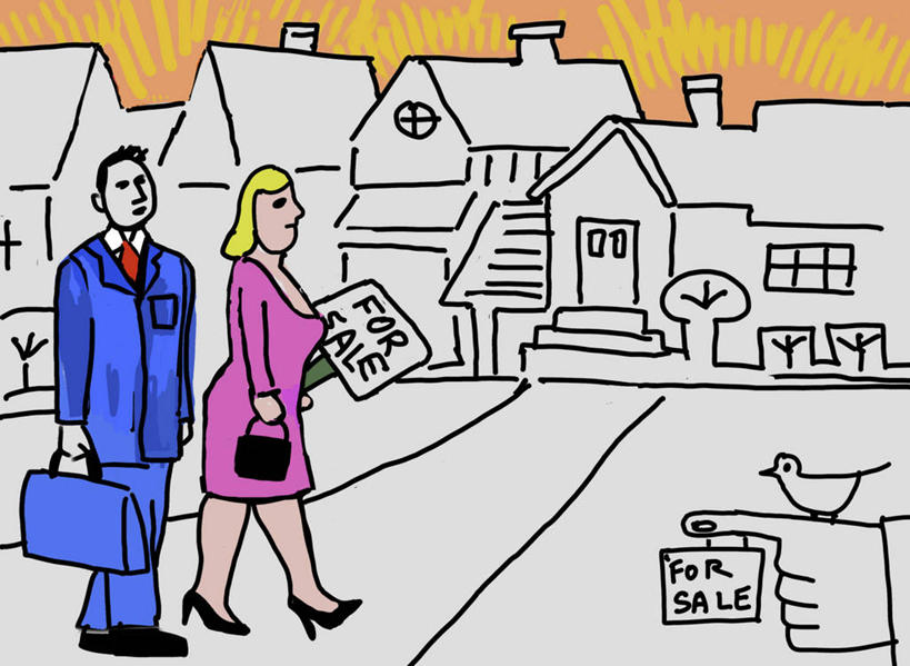 成年人,中年人,两个人,横图,插画,室外,白天,侧面,绘画,数码,科技,阴影,艺术,网络,房屋,高光,几何,计算机图形,古典,合成,图画,方向,文化,顾客,画,工艺品,品味,指导,英文字母,美术,电脑合成图,数码合成图,高雅,挑选,合成图,购买,房地产,销售,房地产经纪人,漫画,贩卖,计算机制图,搜寻,写实,具体,具象,美学,中年男性,中年女性,步行,彩图