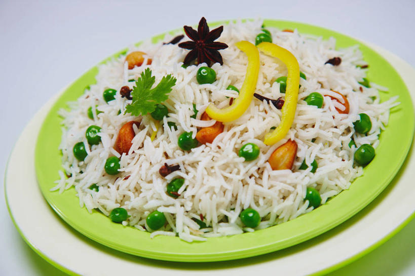 无人,横图,室内,特写,白天,蔬菜,叶子,印度,豌豆,米,首都,饮食,盘子,素食,摄影,膳食,清新,健康食物,印度文化,新德里,彩图