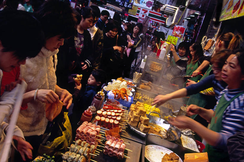 无人,横图,香港,亚洲,小贩,食品,小吃,饮食,快餐,摄影,迅速,中国文化,东亚文化,九龙,旺角,快餐车,海产,彩图,旅行,餐馆