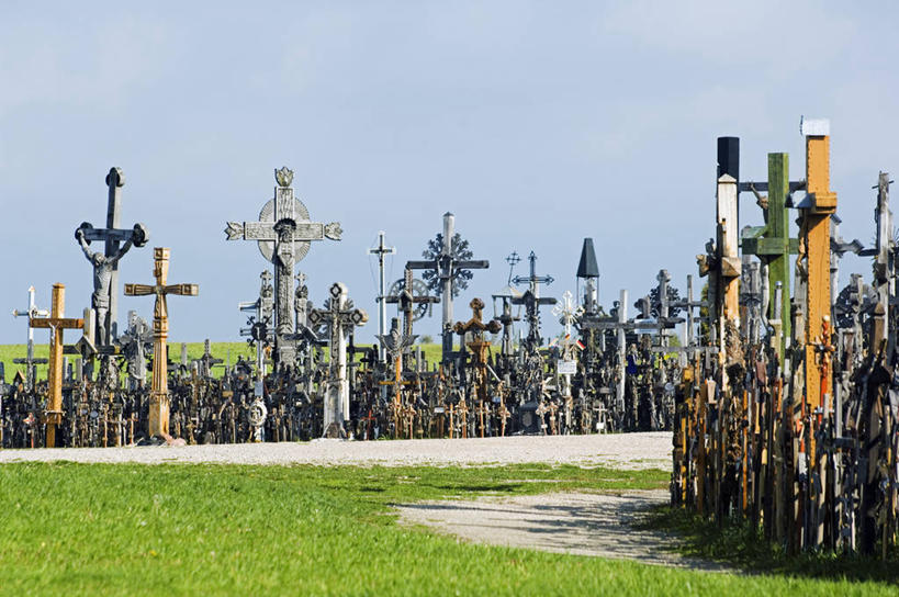 无人,横图,欧洲,丰富,十字架,历史,摄影,宗教,纪念,留念,基督教,怀念,朝圣节,立陶宛共和国,彩图,波罗的海三国,传统文化,十字架山