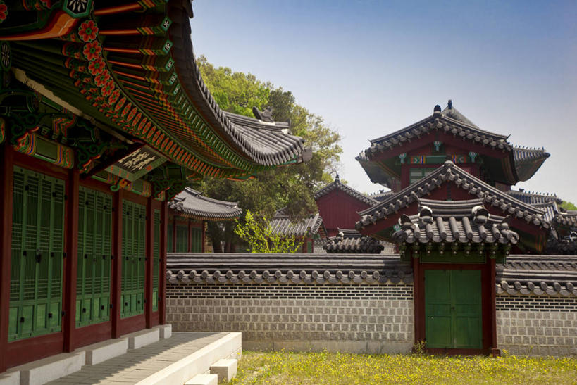 无人,宫殿,横图,室外,白天,旅游,城市,昌德宫,首尔,韩国,亚洲,首都,历史,地标建筑,摄影,东亚,朝鲜半岛,彩图,旅行
