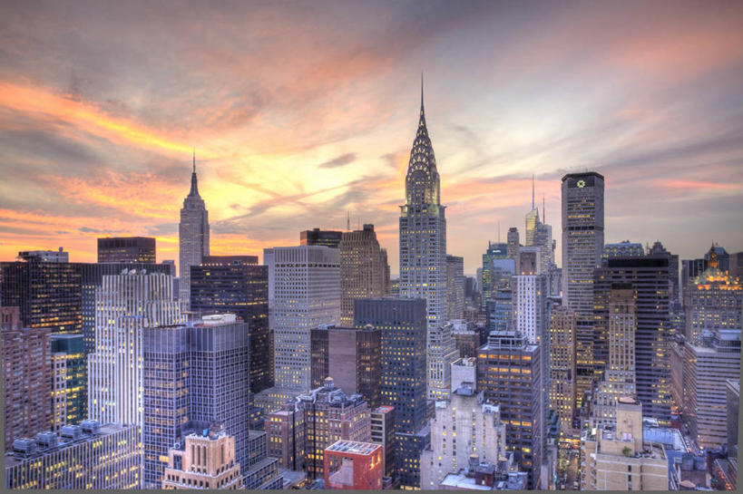 无人,横图,室外,天际线,城市,建筑,摩天大楼,纽约,美国,曼哈顿,黄昏,摄影,宁静,照亮,北美,北美洲,美洲,市区,帝国大厦,纽约市,纽约州,帝国之州,帝国州,北亚美利加洲,亚美利加洲,金融区,彩图,美利坚合众国,曼哈顿区,纽约县,曼哈顿岛,色度
