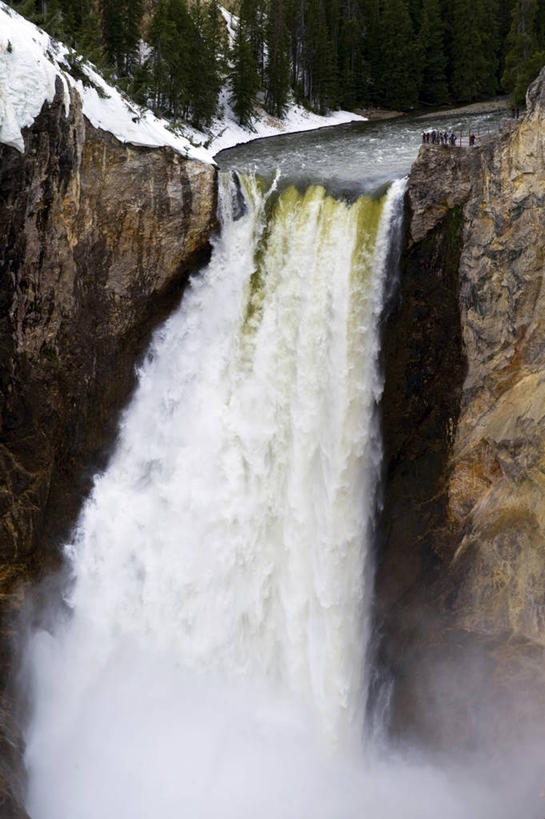 无人,竖图,室外,白天,瀑布,美国,溅,地形,风景,摄影,北美,北美洲,岩层,美洲,怀俄明,黄石公园,北亚美利加洲,亚美利加洲,岩石,彩图,美利坚合众国