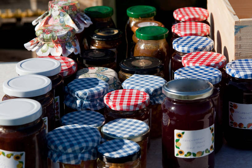 无人,横图,俯视,室外,白天,日光,英国,一排,许多,整齐,标签,盖子,很多,饮食,排列,摄影,多样,保存,队列,选择,广口瓶,彩图,高角度拍摄