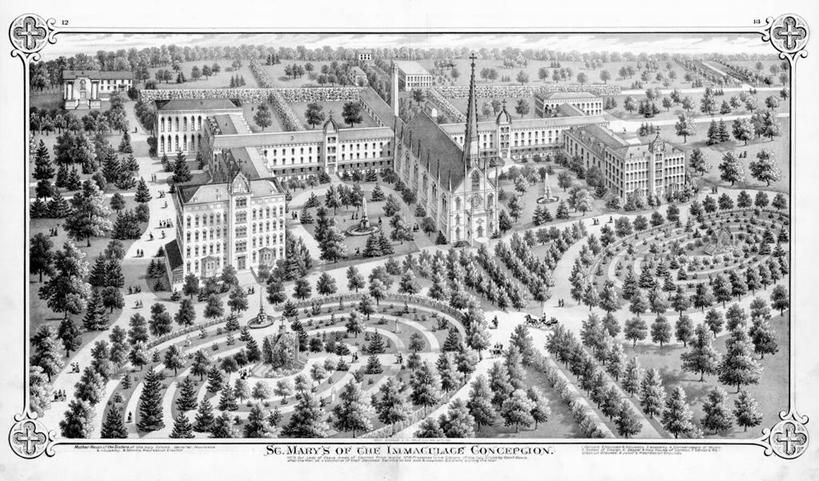 成年人,老年人,人群,教堂,站,坐,横图,室外,美景,建筑,路,喷泉,景观,历史,自然,景色,古董,自然风光,老年男性,老年女性,男人,年轻男性,年轻女性,女人,年轻人,彩图