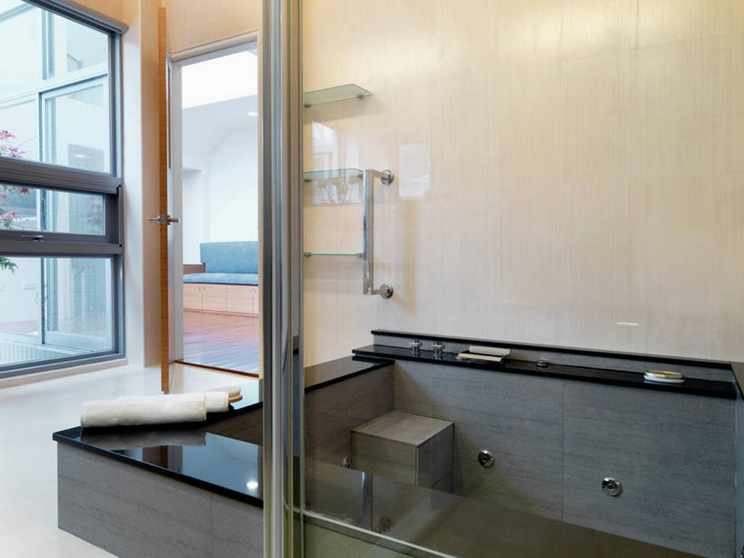 无人,家,横图,方图,室内,白天,浴室,建筑,台湾,日光,亚洲,漩涡,现代,灰色,浴盆,建造,化妆室,宜兰,厕所,当代