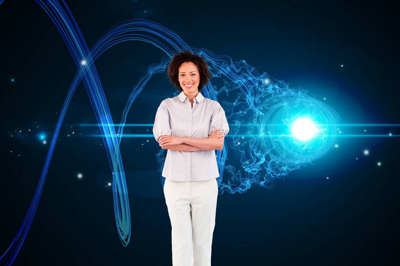 西方人,一个人,无人,商务人士,商务女性,站,笑,双手交叉,微笑,露齿笑,横图,室内,白天,正面,数码,科技,欧洲,非洲,黑人,欧洲人,仅一个女性,仅一个人,阴影,蓝色背景,套装,曲折,弯曲,光线,网络,线条,影子,高光,几何,计算机图形,合成,注视,观察,看,站着,仅一个中年女性,蜿蜒,观看,电脑合成图,数码合成图,察看,双手抱胸,合成图,关注,商务装,工薪阶层,写实,具体,具象,女人,女性,中年女性,非洲人,白领,上班族,螺旋状,站立,半身,彩图,螺旋形,螺旋形状,螺旋型