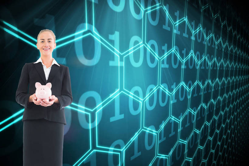 西方人,一个人,无人,商务人士,商务女性,站,捧,笑,微笑,露齿笑,横图,室内,白天,正面,技术,数码,科技,猪,欧洲,欧洲人,仅一个年轻女性,仅一个女性,仅一个人,一排,许多,阴影,套装,整齐,并列,并排,反射,二进制,网络,标志,六边形,数字,图形,文字,影子,字符,很多,高光,几何,计算机图形,合成,注视,标识,排列,一个,粉色,绿色,动物,容器,观察,看,站着,储蓄罐,器皿,家畜,储蓄,存钱,金融,理财,阿拉伯数字,牲畜,经济,单个,观看,电脑合成图,数码合成图,察看,资金,合成图,存钱罐,队列,关注,数学,商务装,存款,平行,流通,贸易,工薪阶层,贮钱罐,储钱罐,扑满,写实,具体,具象,计算机系统,数制,年轻女性,女人,女性,白种人,白领,上班族,端,端着,捧着,手捧,站立,半身,彩图,几何图形,平面图形,正六边形